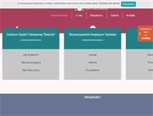 Tablet Screenshot of hospicjumopolskie.pl